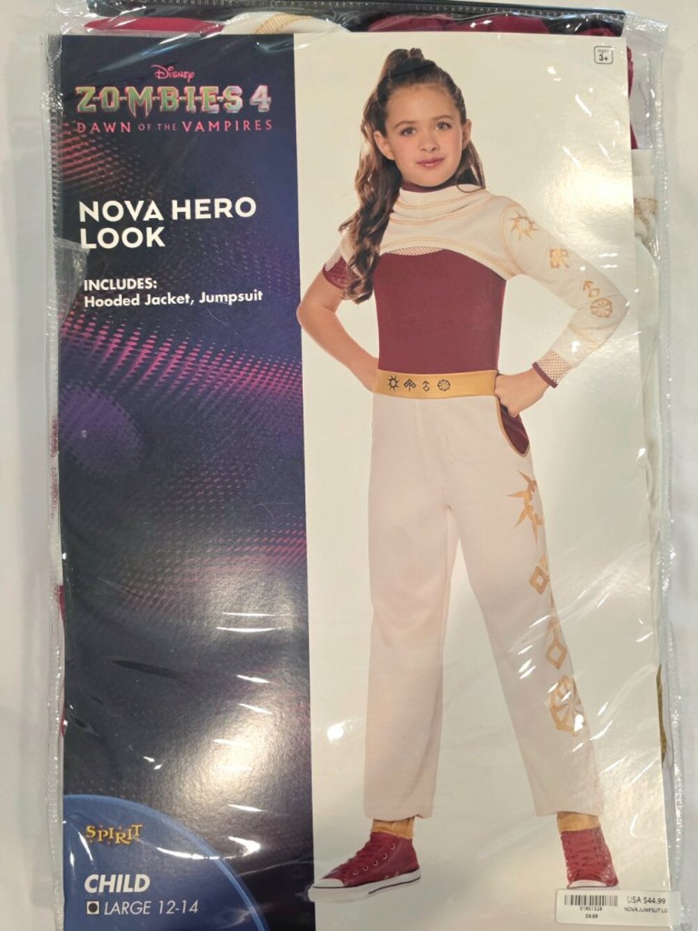Disney Zombies 4 Nova Hero Look Kids Costume